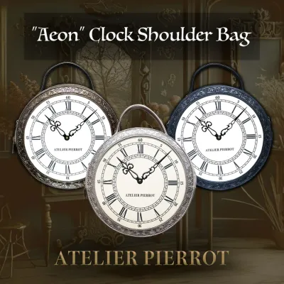 “Aeon” Clock Shoulder Bag