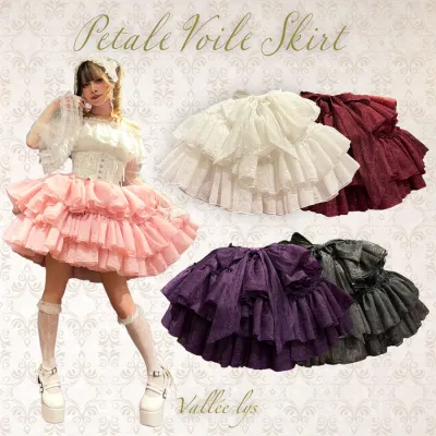 【Vallée lys】Petale Voile Skirt　