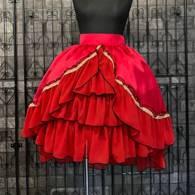 Eternal Nocturne Bustle Skirt Red