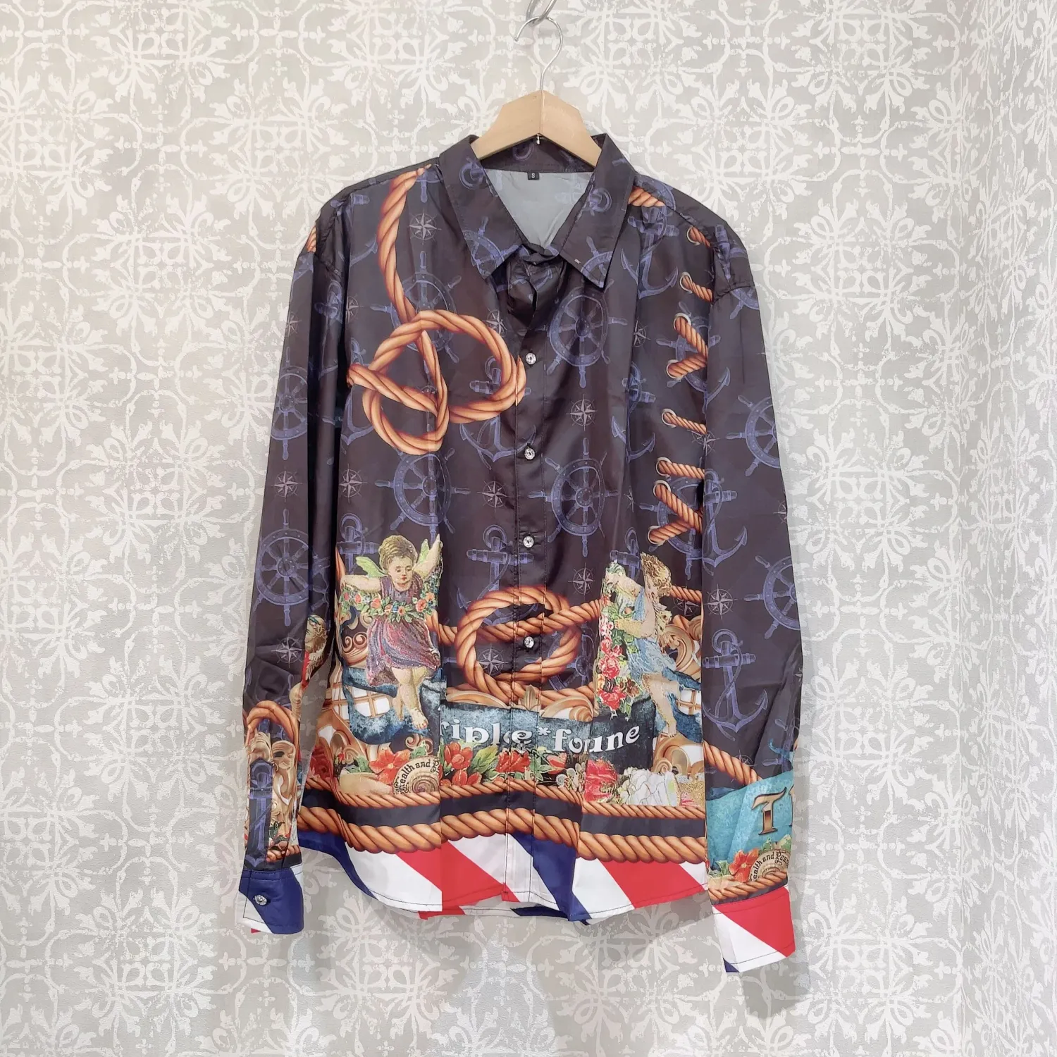 Marine motif blouse