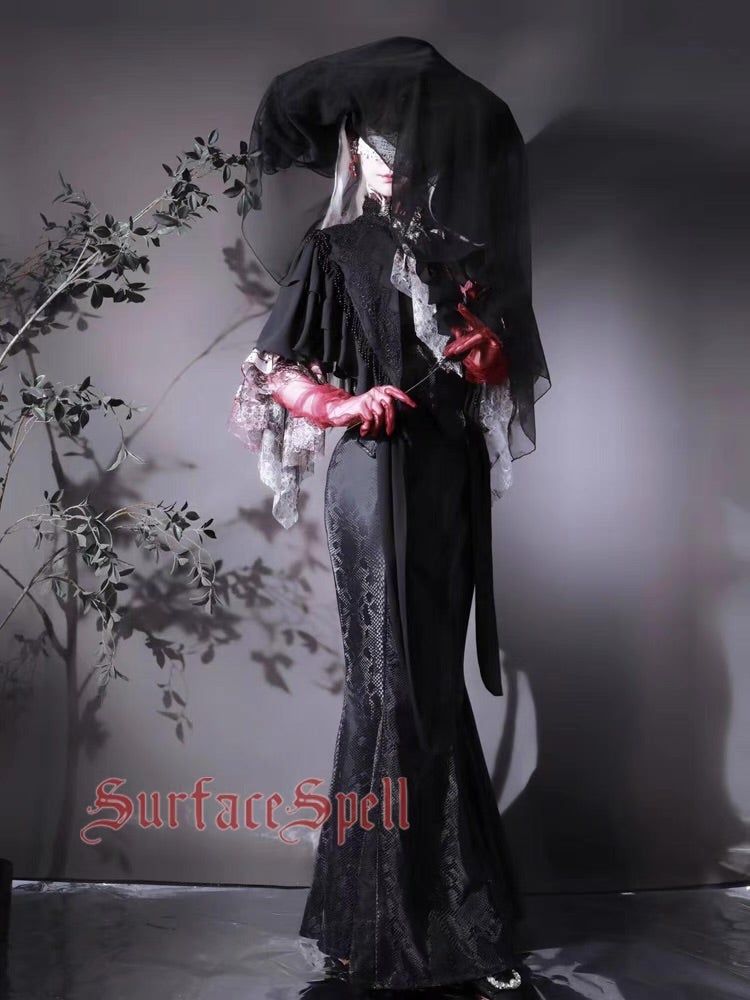 Lady Snake Corset Mermaid Skirt