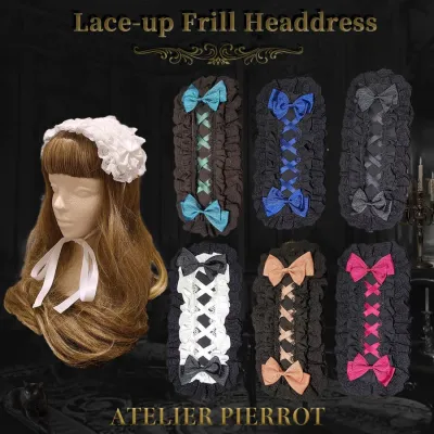 Lace-up Frill Headdress