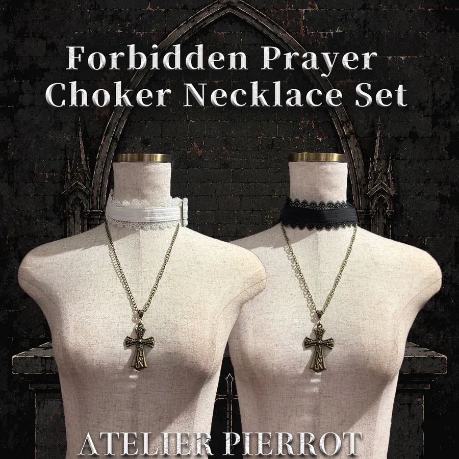 Forbidden Prayer Choker Necklace Set