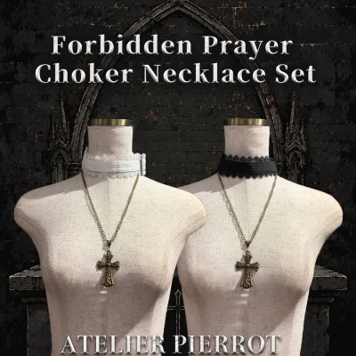 Forbidden Prayer Choker Necklace Set