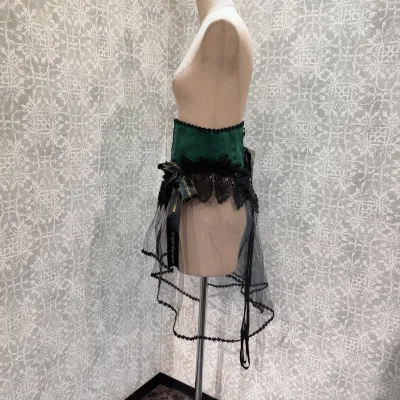 Train corset Green
