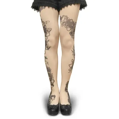 Tangle art tights -flow- (nude)