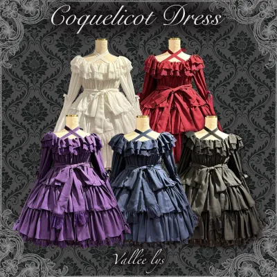 【Vallée lys】CoquelicotDress