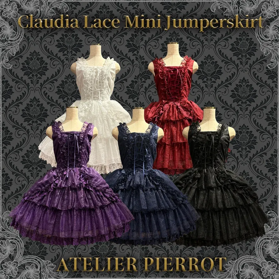 Claudia Lace Mini Jumperskirt