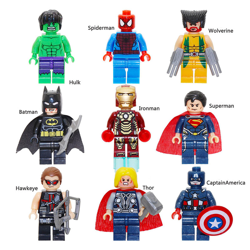 9/PCS . Super Heroes Toys Liugo