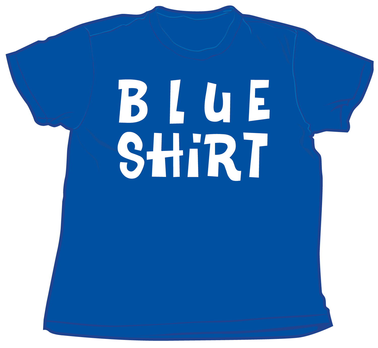 Blue Shirt T-shirt