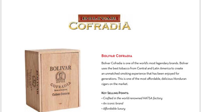 Bolivar Cofradia Toro 6x54, 25's