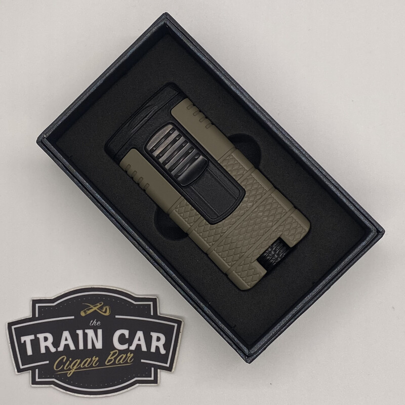 XI-553TNBK Xikar Tactical Triple Torch Tan &amp; Black