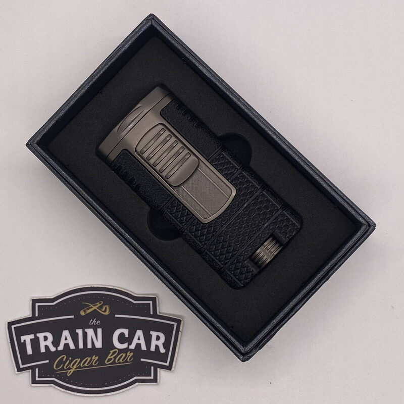 XI-553BKGM Xikar Tactical Triple Torch Black &amp; Gunmetal