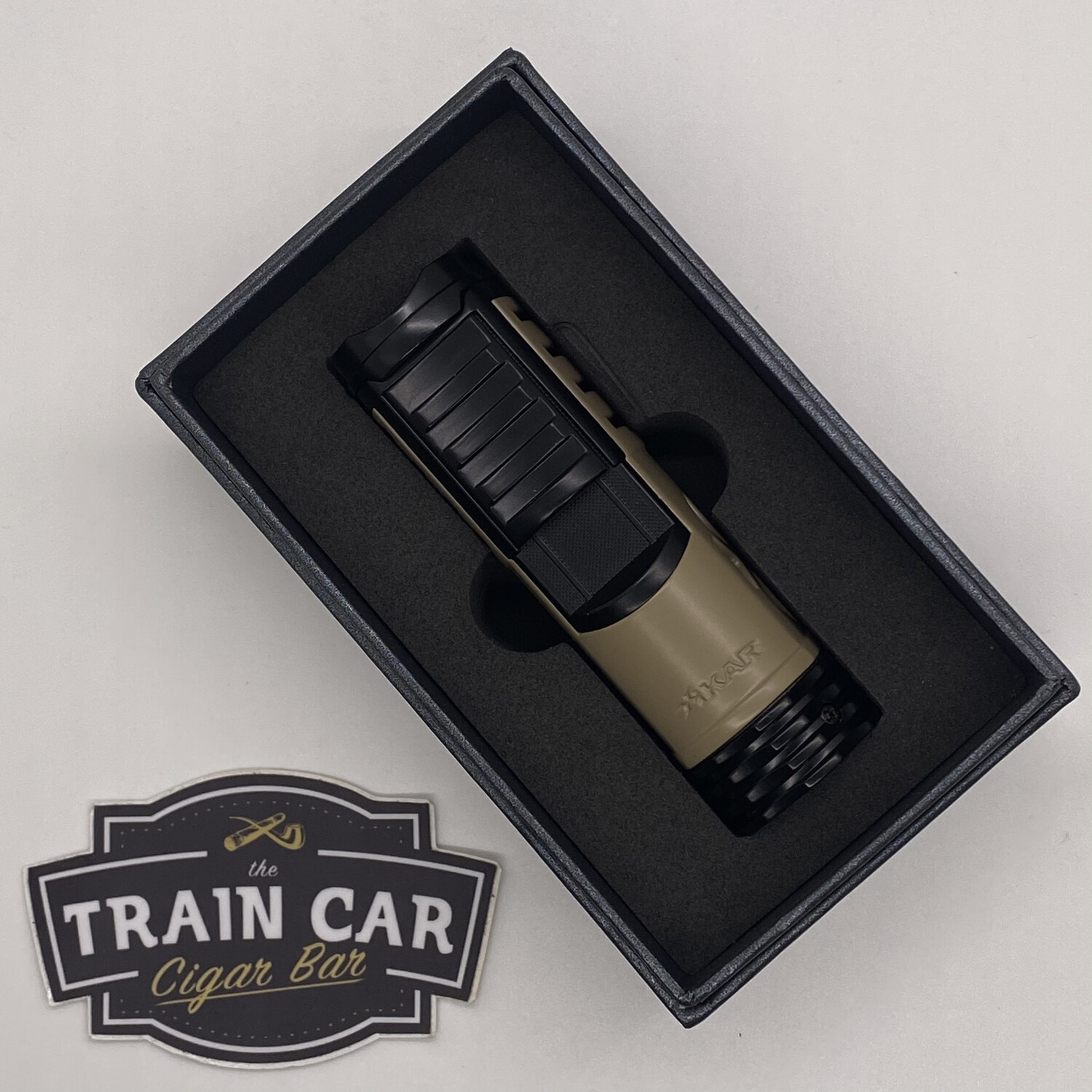 XI-551FDE Xikar Tactical 1 Lighter Flat Dark Earth & Black