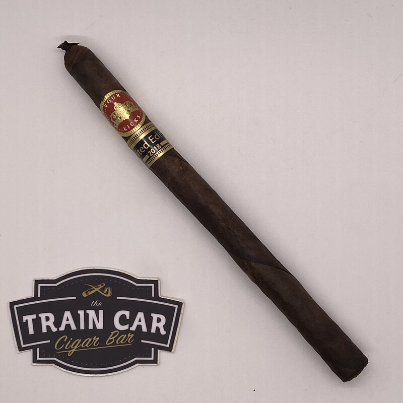 Four Kicks Maduro Lancero LE 2018, 7-1/2x38, 10&#39;s
