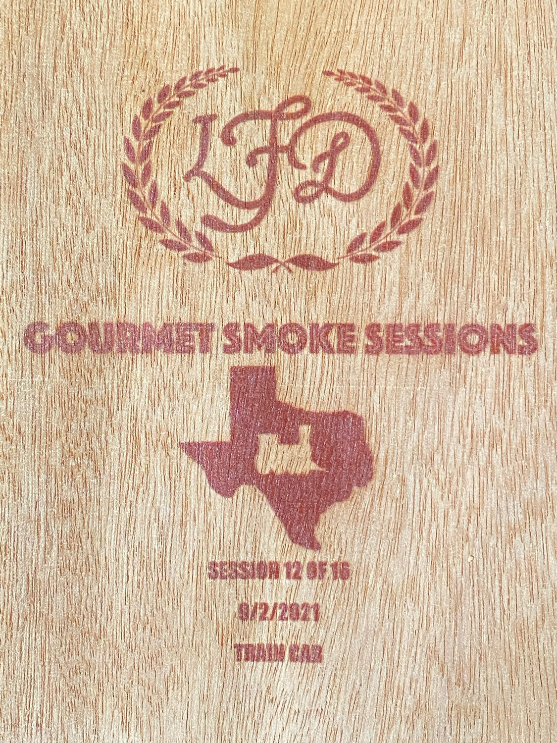 "el Tren de Texas" Gourmet Smoke Session Train Car Exclusive
