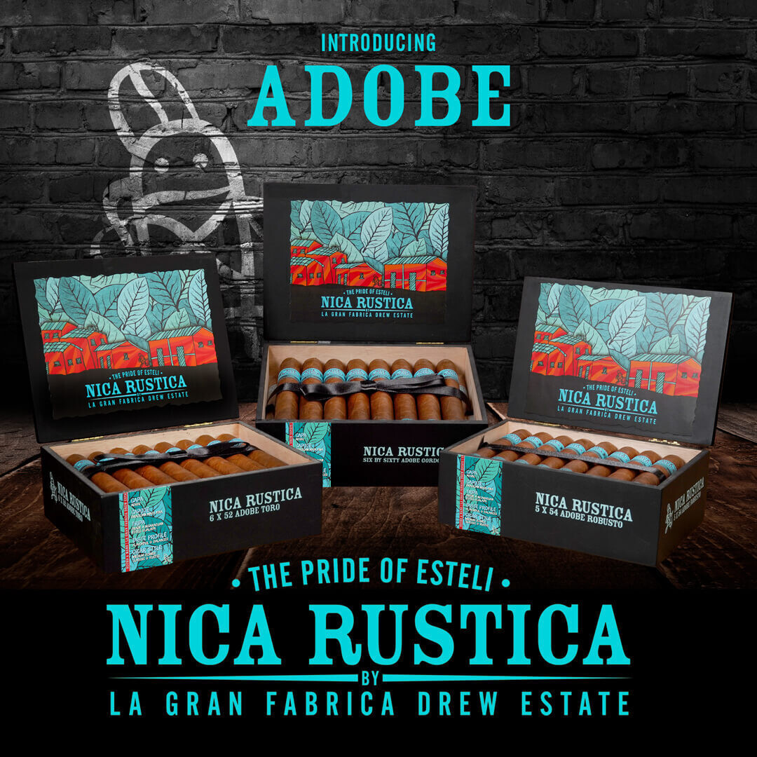 Nica Rustica Adobe Robusto 5x54, 25’s