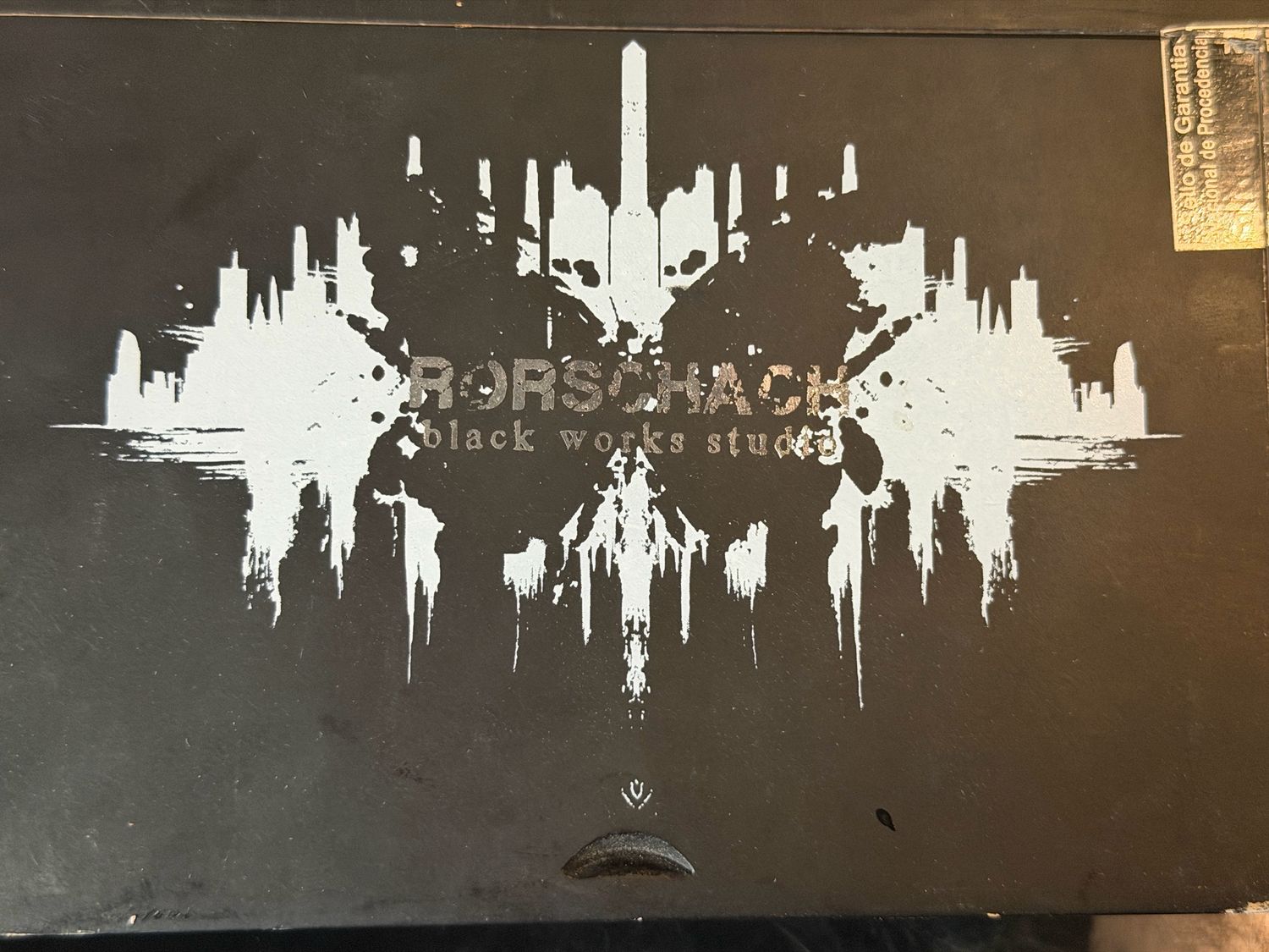 BLK WKS Rorschach Petite Panatela, 50's