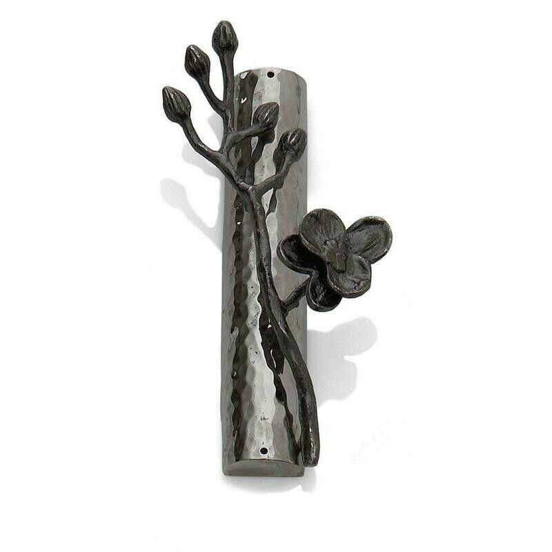 Aram Black Orchid Mezuzah