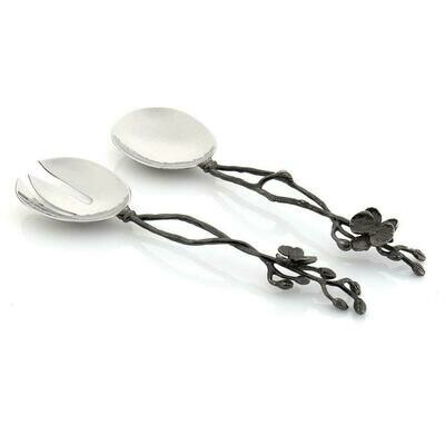 Aram Black Orchid Serving Set
