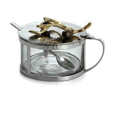 Aram Olive Branch Gold Condiment Holder