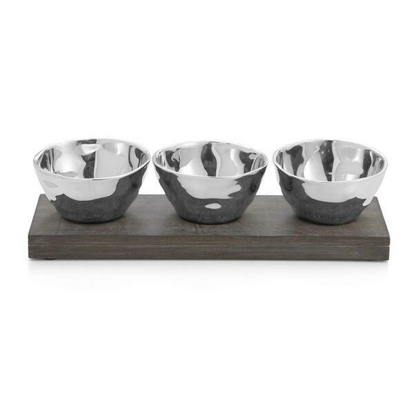 Aram Ripple Effect Triple Bowl Set