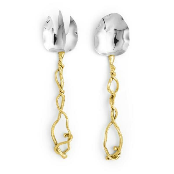 Aram Wisteria Gold Serving Set