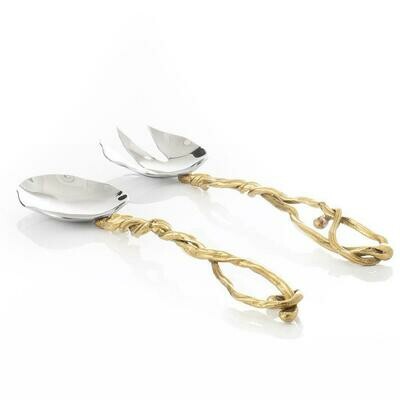 Aram Wisteria Gold Serving Set