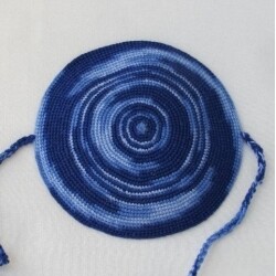 BLU Swirl Knit Baby Kippah