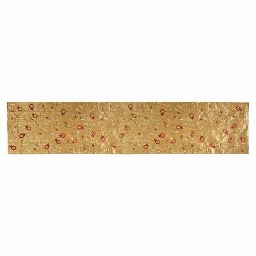 Emanuel Embr&#39;d Pom Table Runner - 200CM