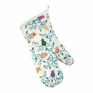 Emanuel Pomegranate Oven Mitt
