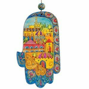 Emanuel Large Wood Hamsah - Oriental Jerusalem