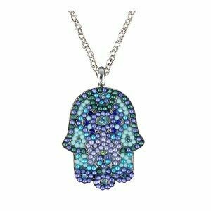 Emanuel Crystal Necklace - Large Blue