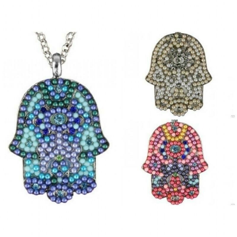 LG Emanuel Wht Chrystal Necklace