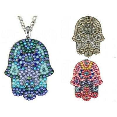 LG Emanuel Wht Chrystal Necklace