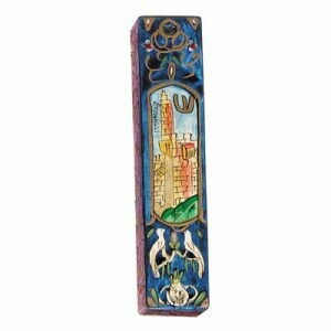 Emanuel Lg Wood Mezuzah