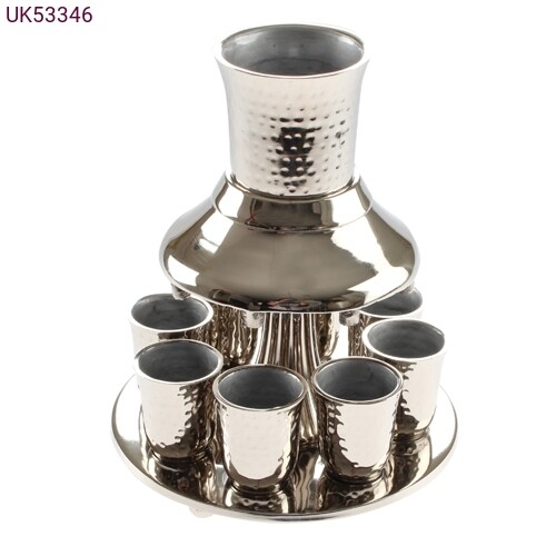 Hammered Aluminum Kiddush Fountain
