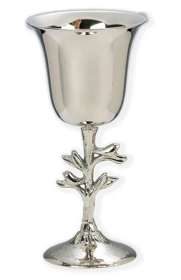 Nickel Tree/Bird Kiddush Cup