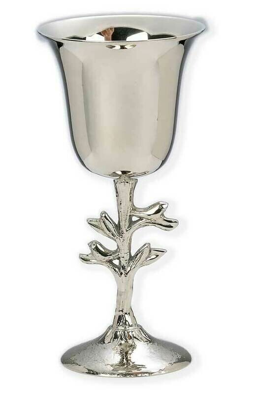 Nickel Tree/Bird Kiddush Cup