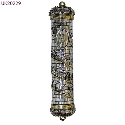 Jerusalem Crown Mezuzah