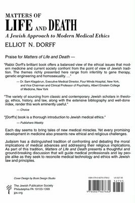 Matters of Life and Death by Elliot Dorff