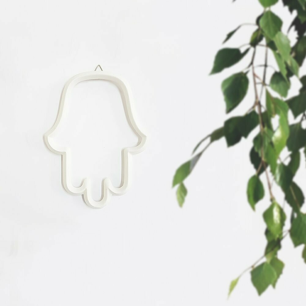 Yahalomis Hamsa - White