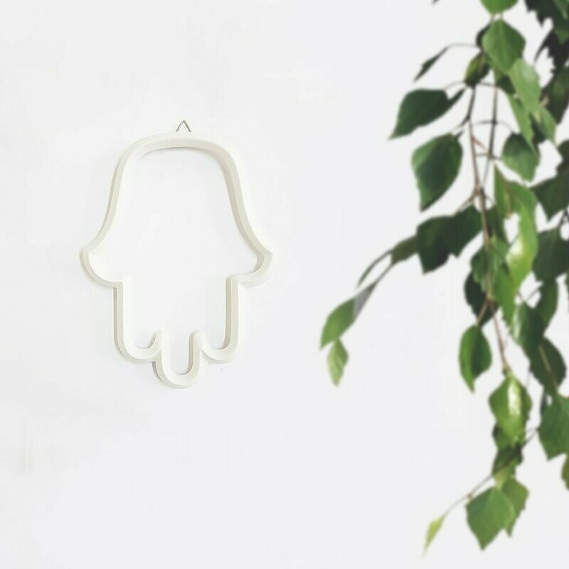 Yahalomis Hamsa - White