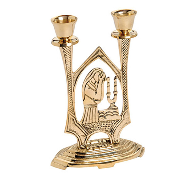 Woman in Prayer Candleholder