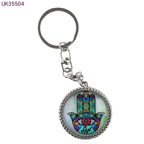 Traveler&#39;s Prayer Keychain - Green