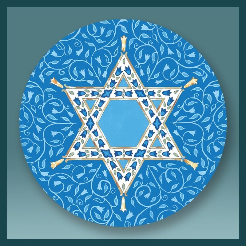 Large Caspi Magnet - Blue Star