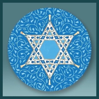 Large Caspi Magnet - Blue Star