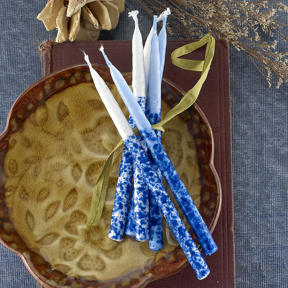 Premium Chanukah Candles - Splash