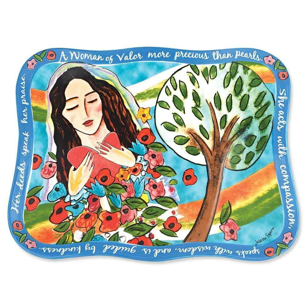 Woman of Valor Platter 