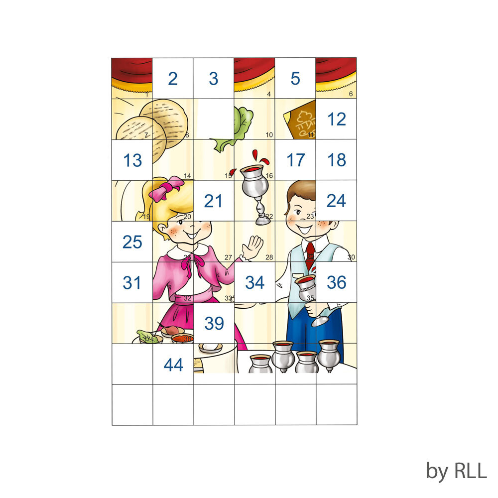 Purim Sticker Puzzle